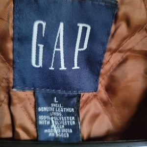 Gap genuine leather jacket